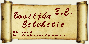 Bosiljka Čeleketić vizit kartica